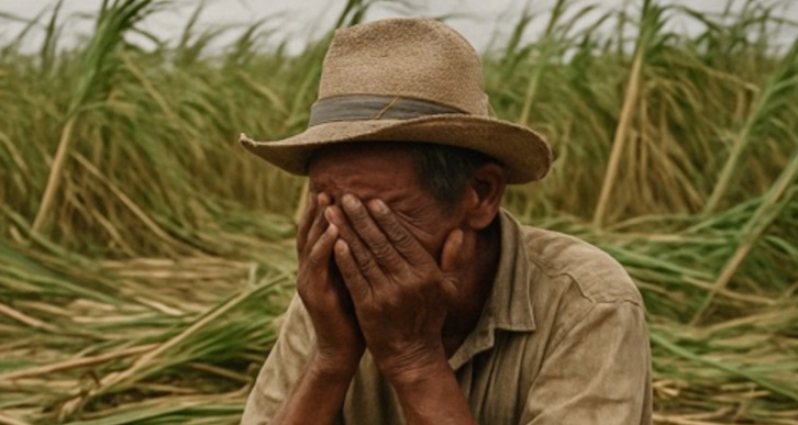 LOS AGRICULTORES TAMBIÉN LLORAN